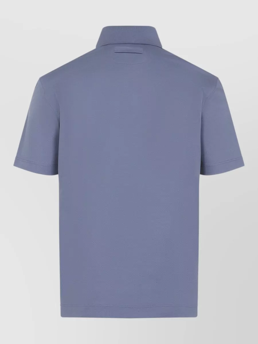 Zegna Cotton Short-Sleeve Polo Shirt