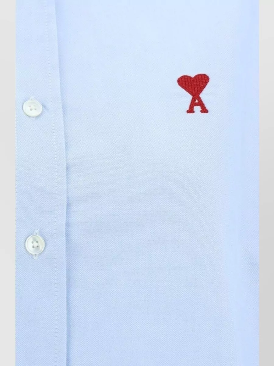 Ami Paris Cotton Long-Sleeve Shirt