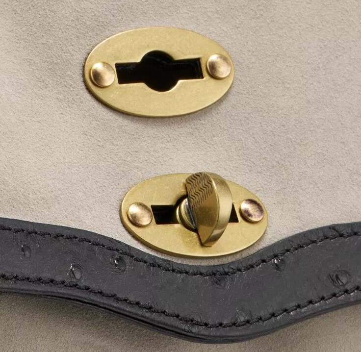 Zanellato Lamb Leather Shoulder Bag