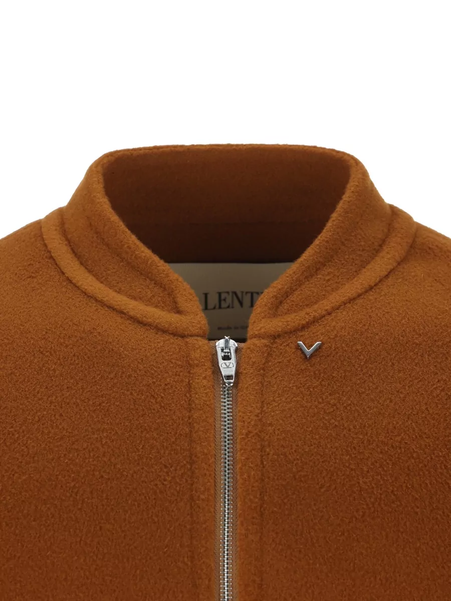 Valentino Garavani Cashmere Wool Bomber Jacket