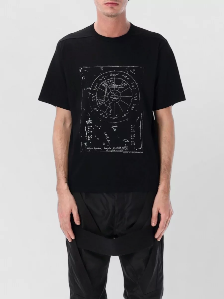 Rick Owens Cotton printed short-sleeve t-shirt