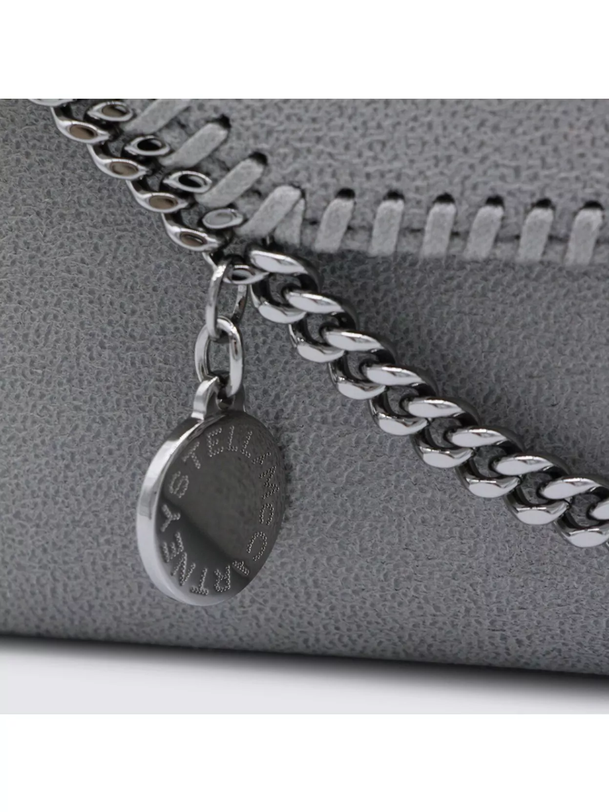 Stella Mccartney Chain Strap Shoulder Bag With Stitch Detailing