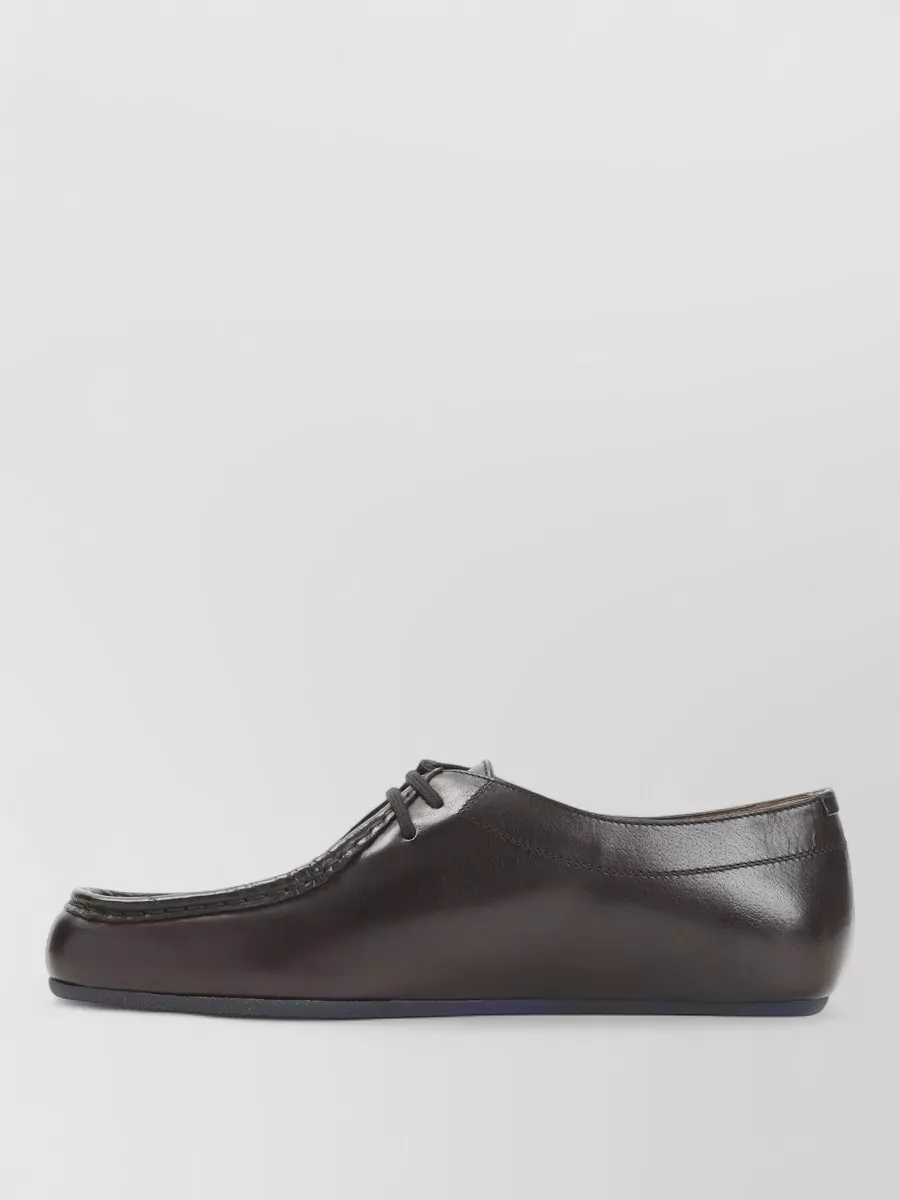 Jil Sander Leather Lace-Up Derby Shoes