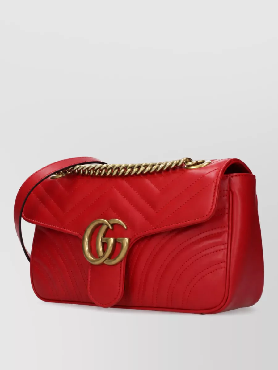 Gucci Na Leather Clutch Bag