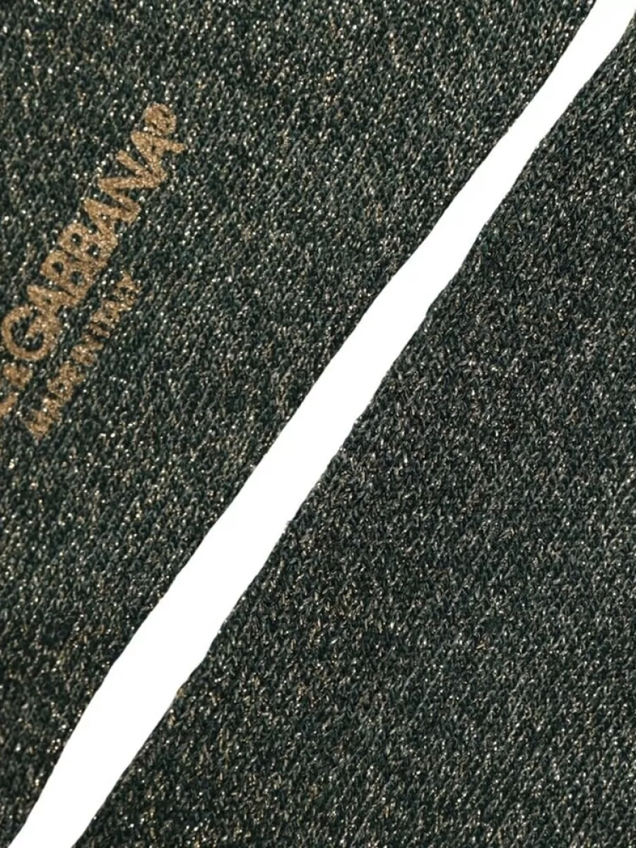 Dolce&Gabbana Viscose Logo Mid Calf Socks