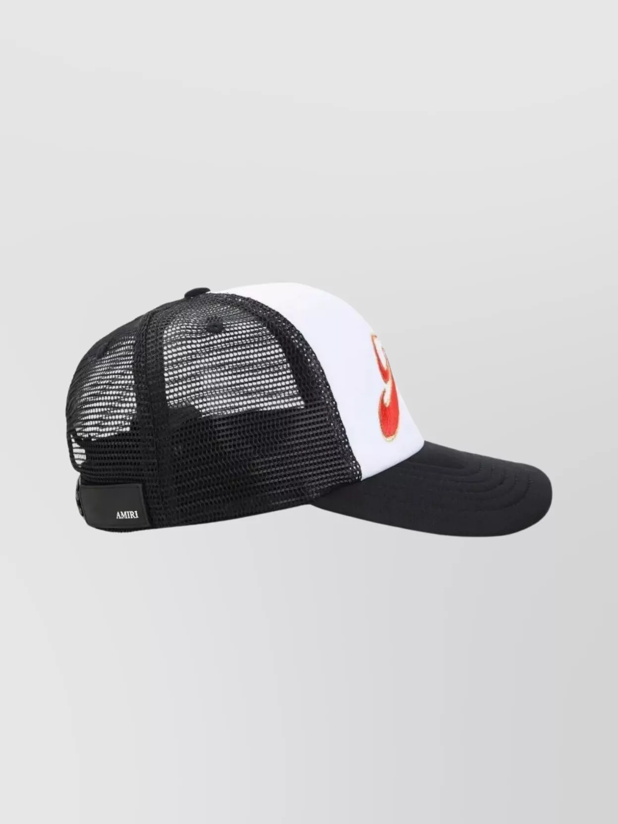 Amiri Trucker Hat With Curved Brim And Mesh