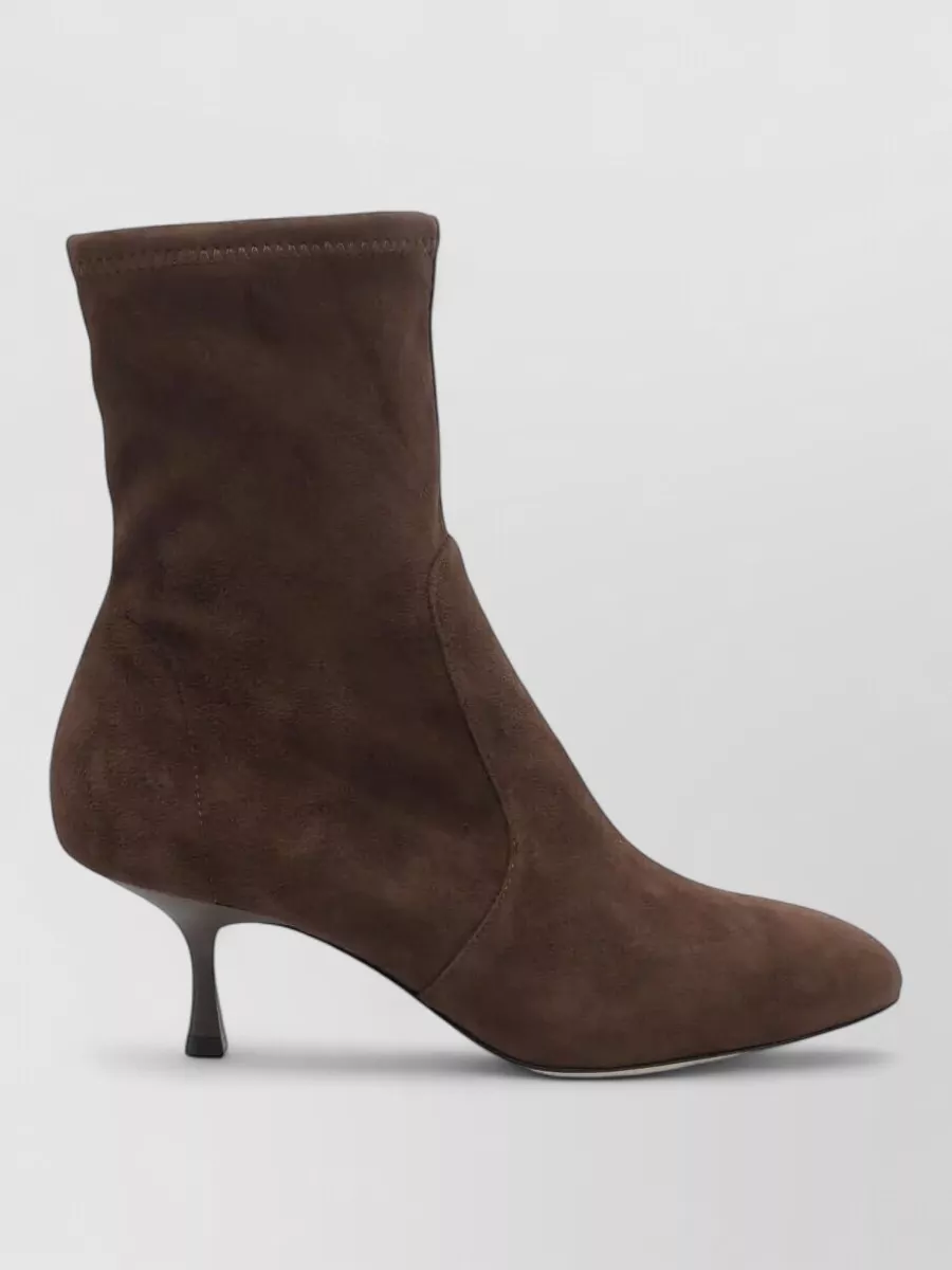 Stuart Weitzman Leather Madison Booties