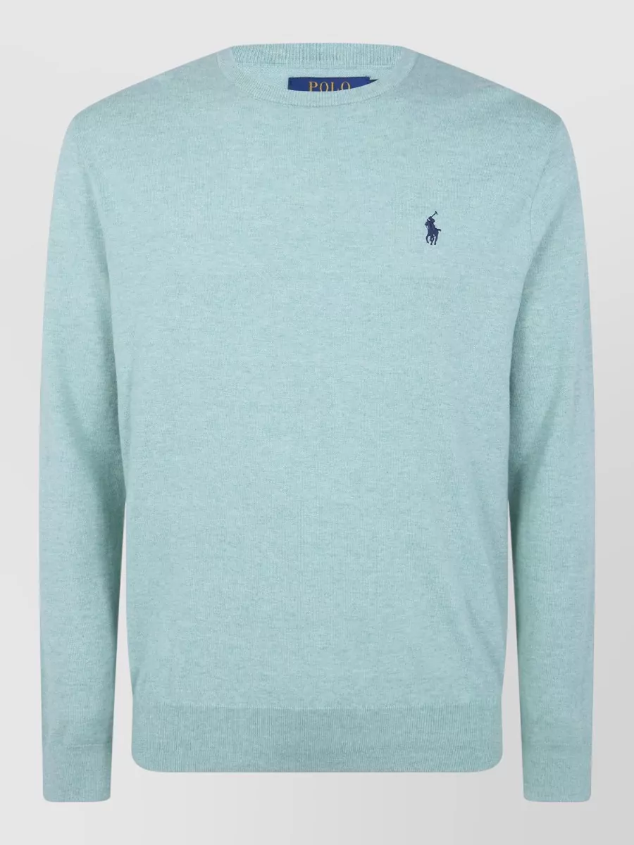 Polo Ralph Lauren Cotton Long-Sleeve Crew-Neck Sweater