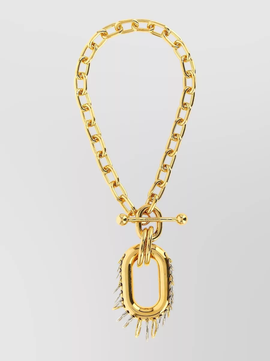 Paco Rabanne metal chain necklace