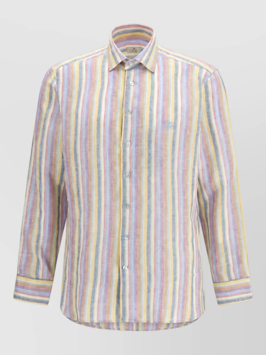 Etro Linen pattern shirt
