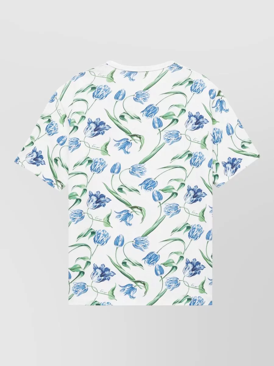 Kenzo Floral-Print Cotton Short-Sleeve T-Shirt