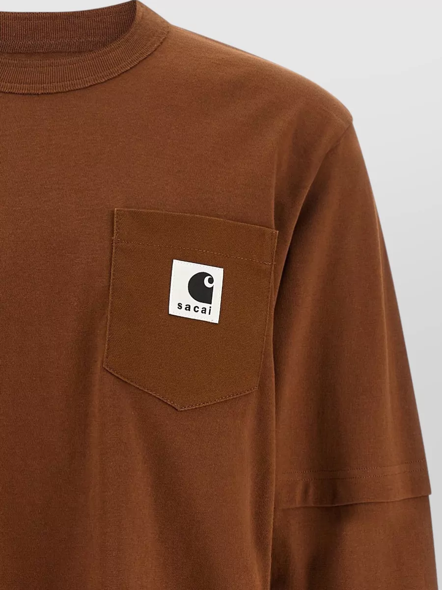 Sacai Cotton Long-Sleeve T-Shirt