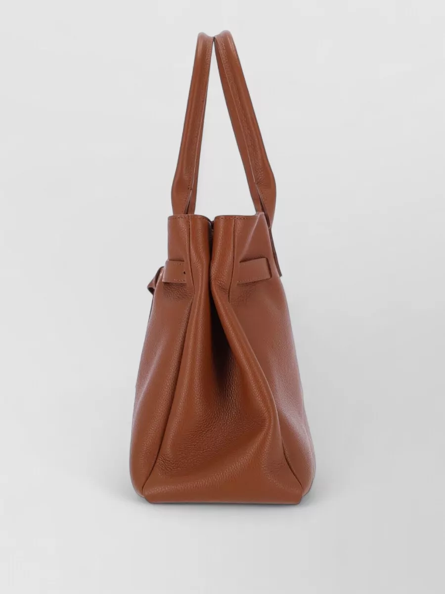 Ballantyne Tote Bag Top Handles Adjustable Strap Buckle