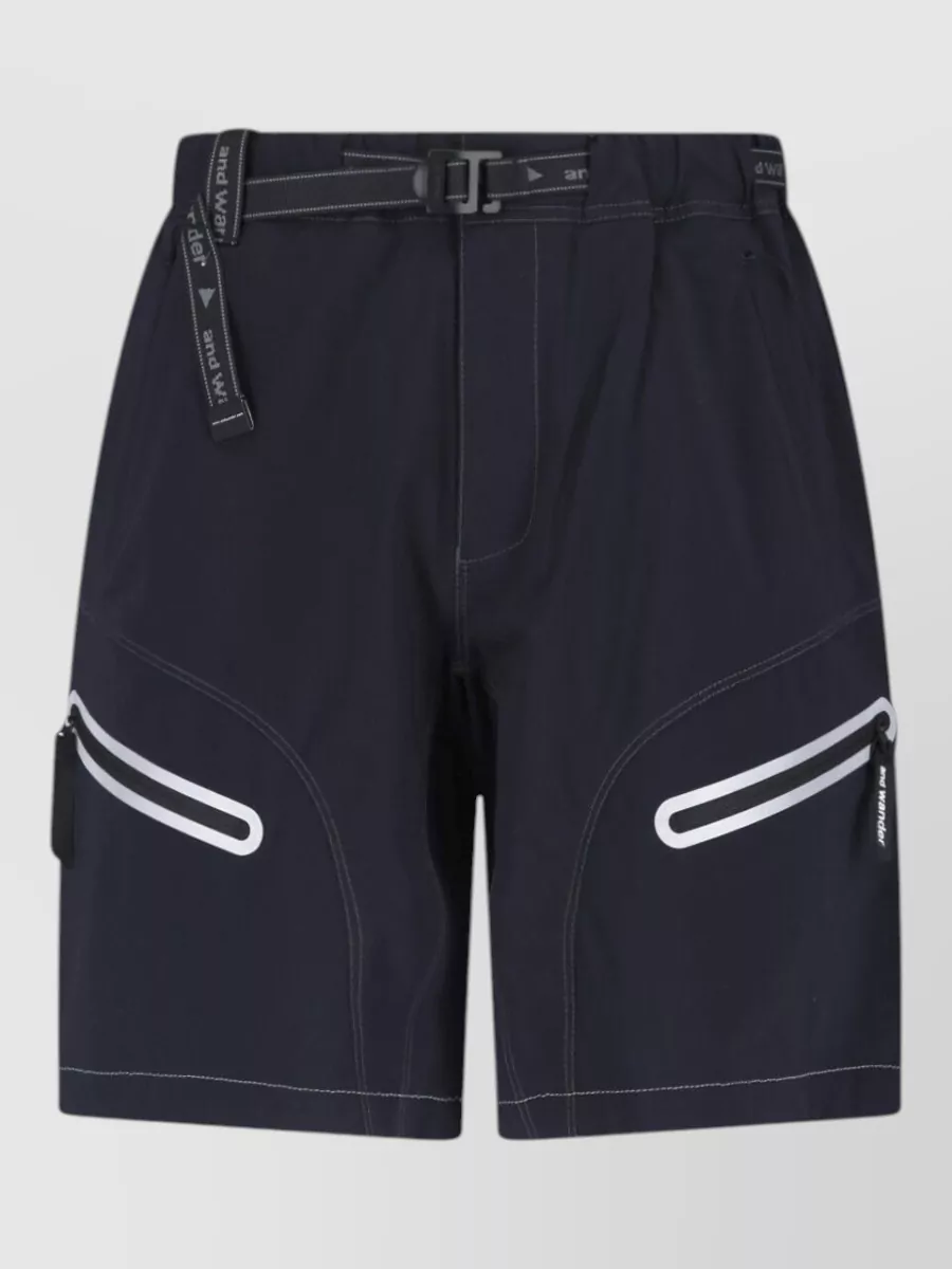 And Wander straight cargo shorts