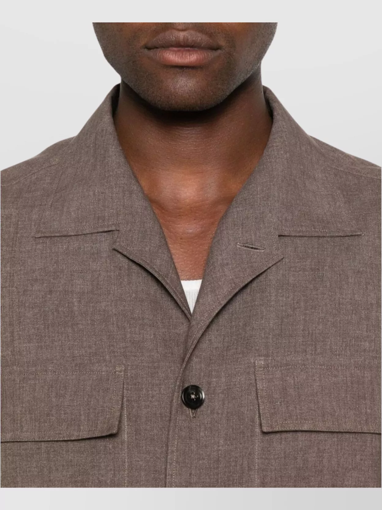 Zegna Linen Shirt With Buttoned Cuffs And Collar