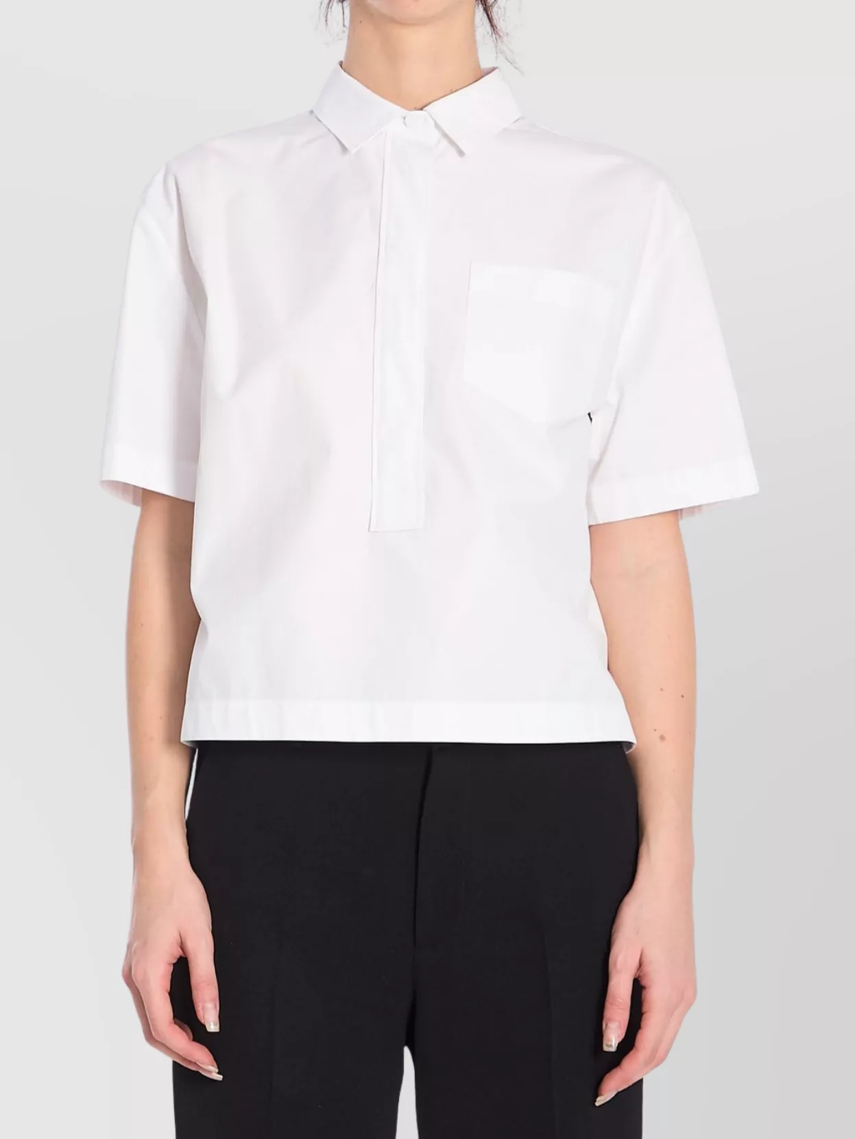 Gucci Logo-Embossed Boxy Shirt With Breast Pocket