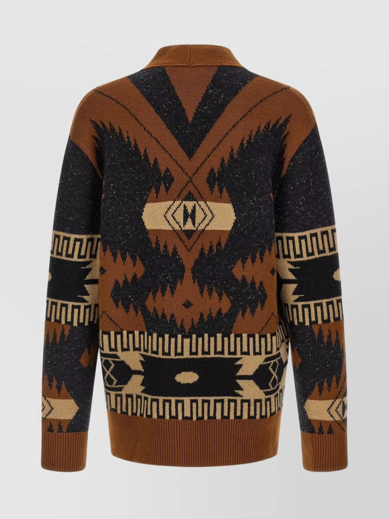 Alanui Geometric Pattern Long Sleeve Cardigan In Multi