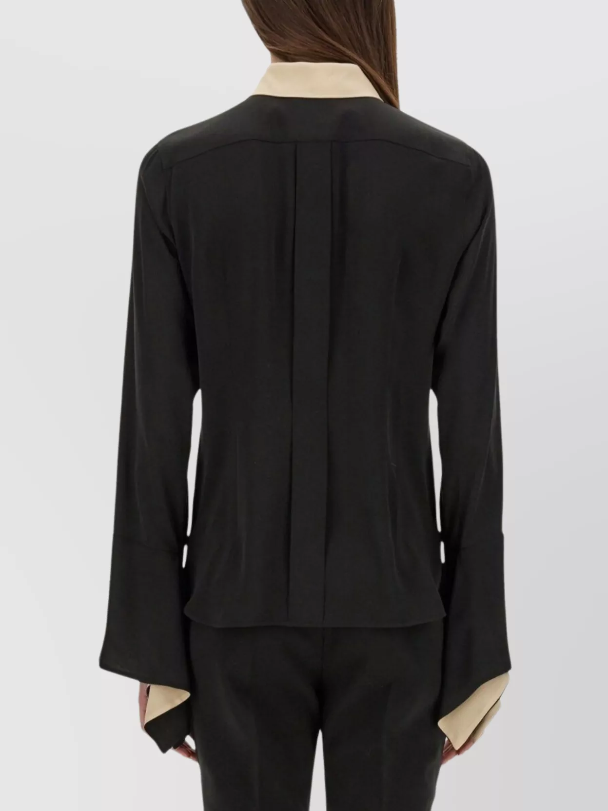 Max Mara Block Design Long Sleeve Shirt