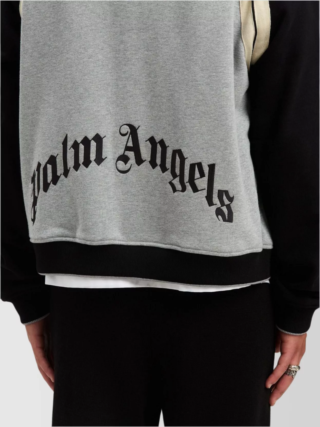 Palm Angels Cotton Varsity Jacket Logo Print