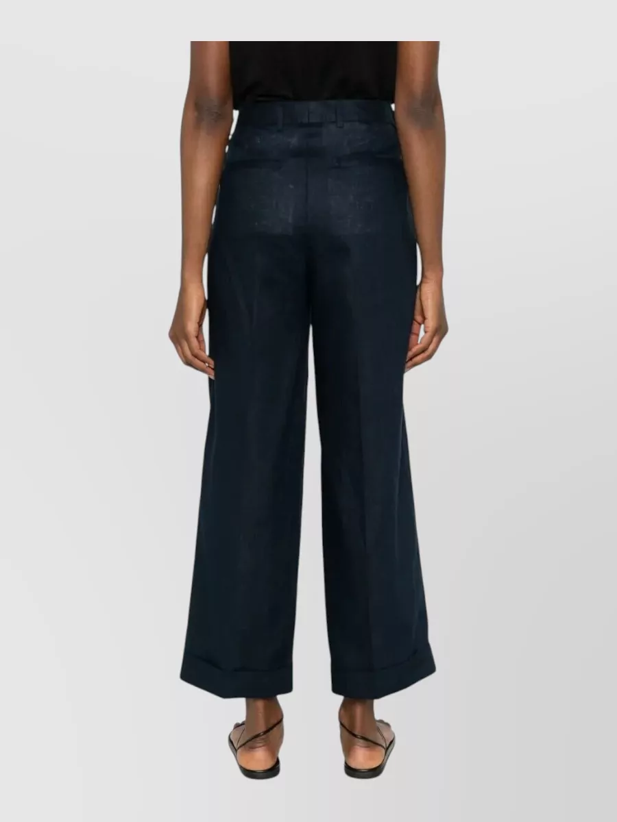 Cellar Door Cotton Wide-Leg Trousers