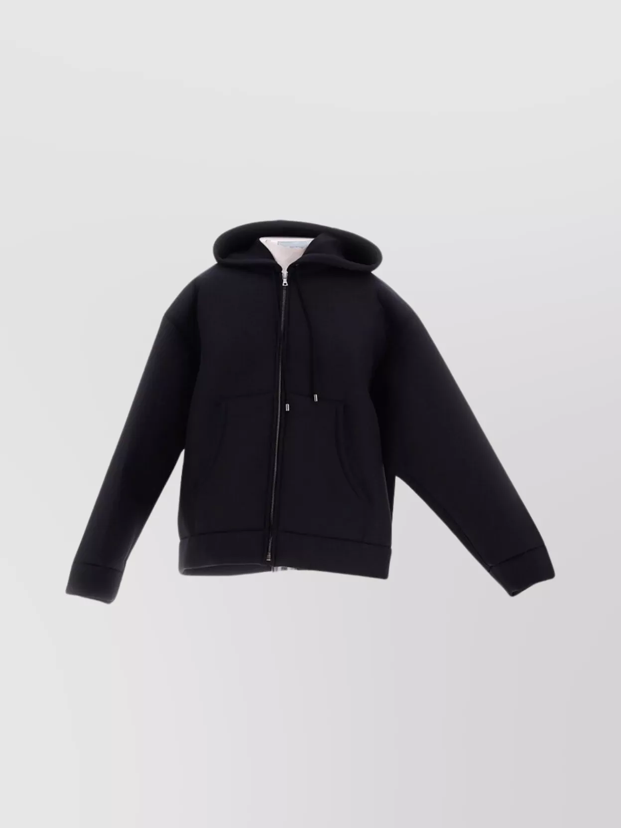 Shop Auralee Padded Hooded Jacket Ribbed Accents