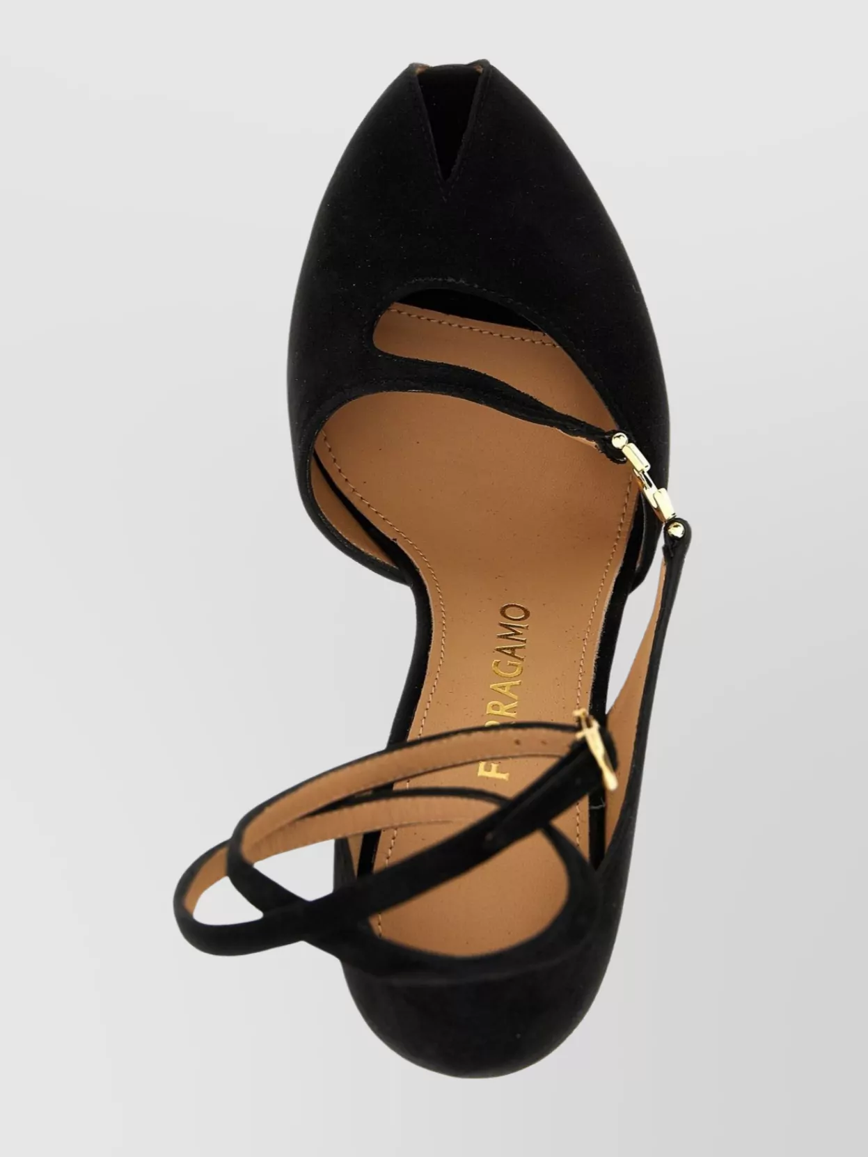 Ferragamo Gold Hardware Strap Sandals