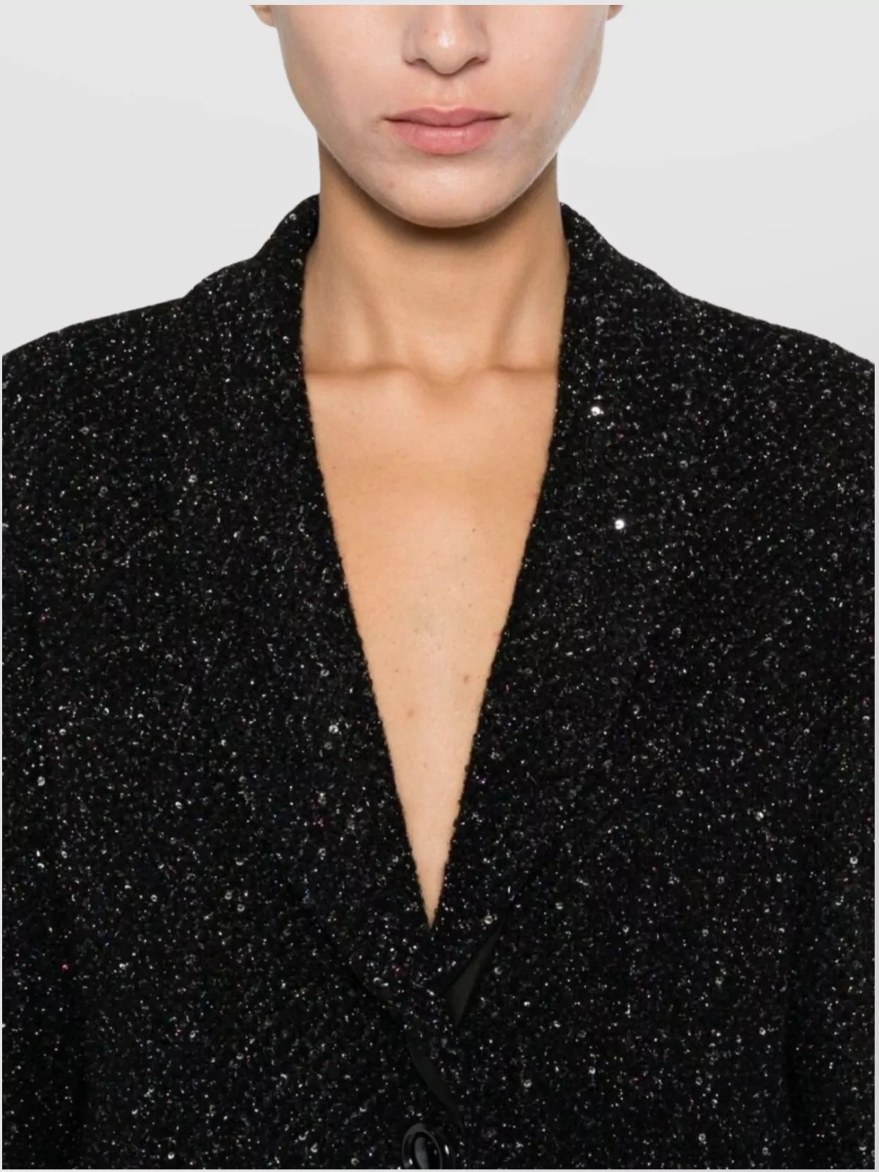 Emporio Armani Single-Breasted Jacket Sparkling Finish