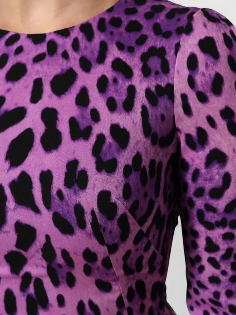 Dolce&Gabbana Silk Leopard Mini Dress