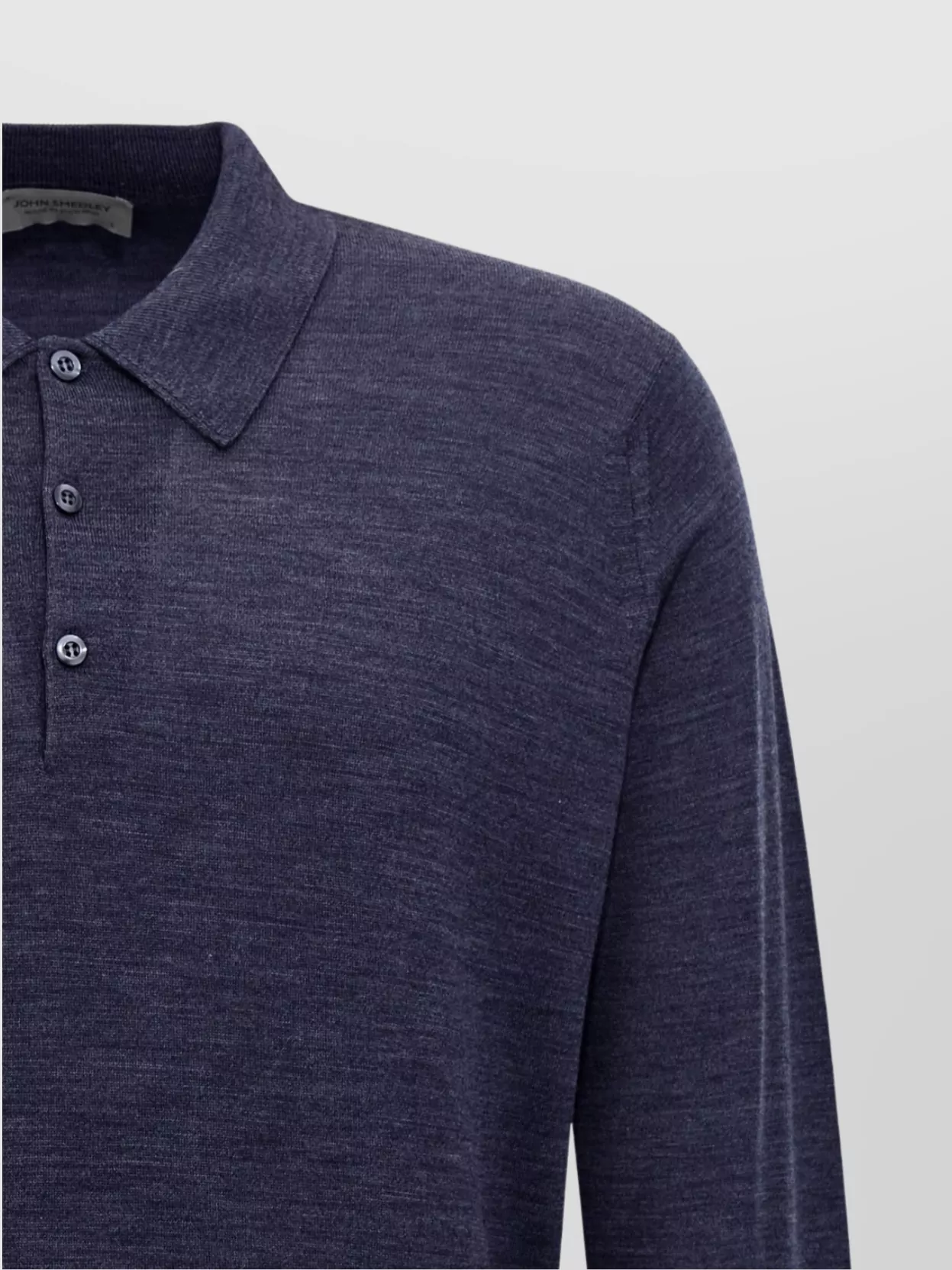 John Smedley 'Dorset' Long Sleeves Polo Shirt