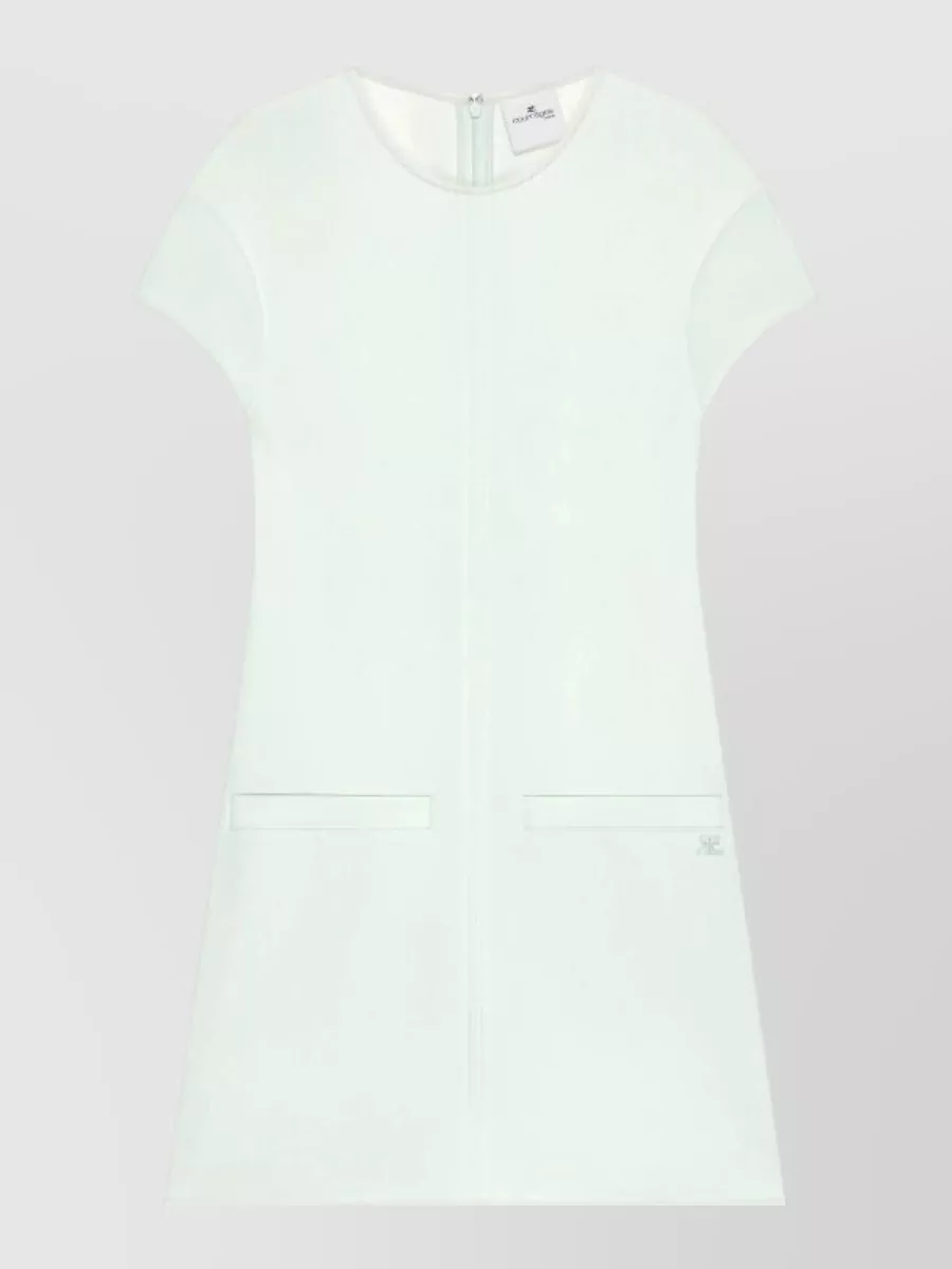 Courrèges crepe mini dress