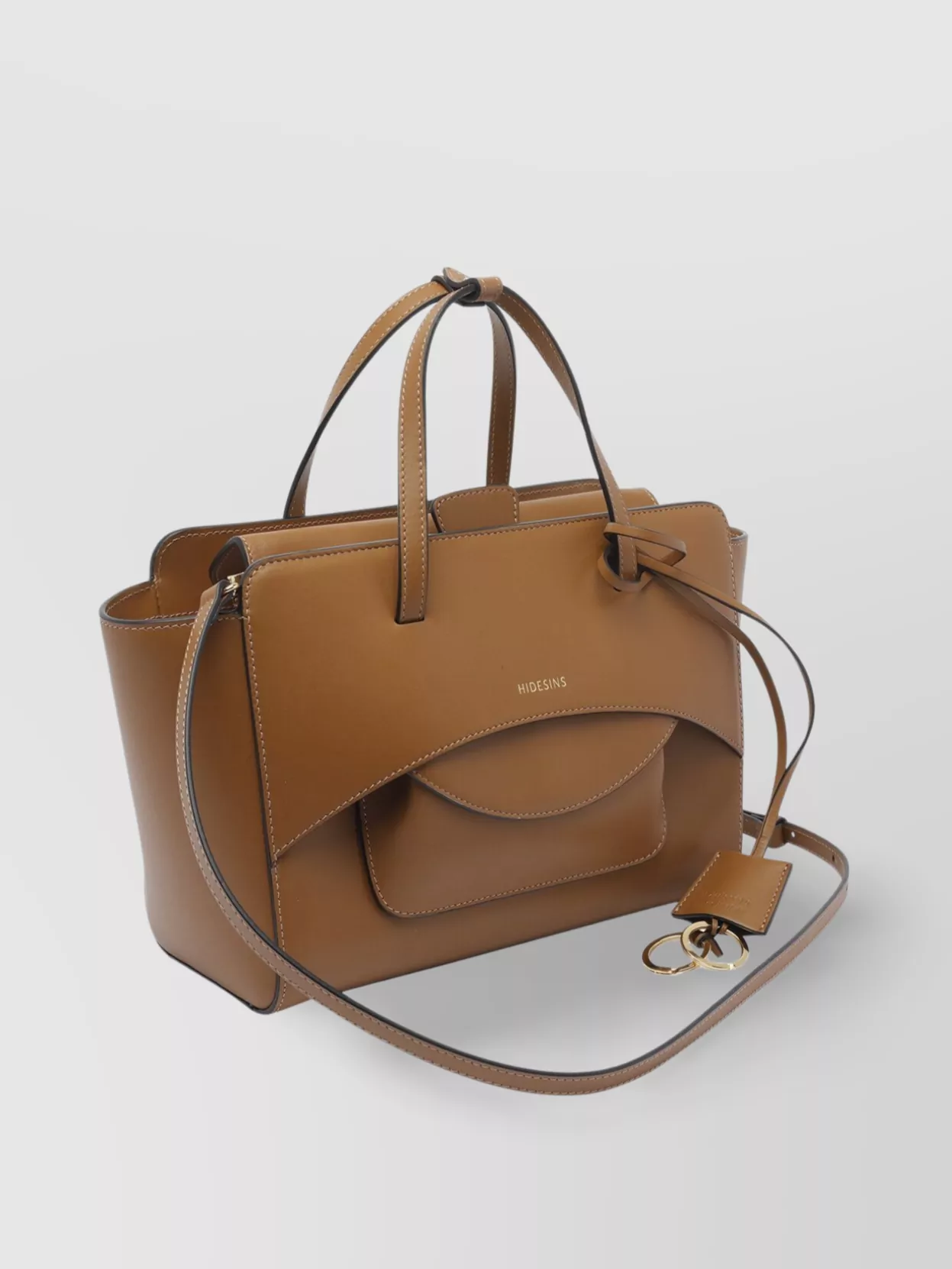 Hidesins Medium Leather Flap Cross-Body Bag