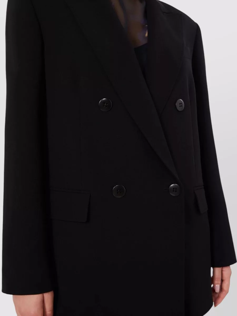 S Max Mara Double-Breasted Suit Jacket
