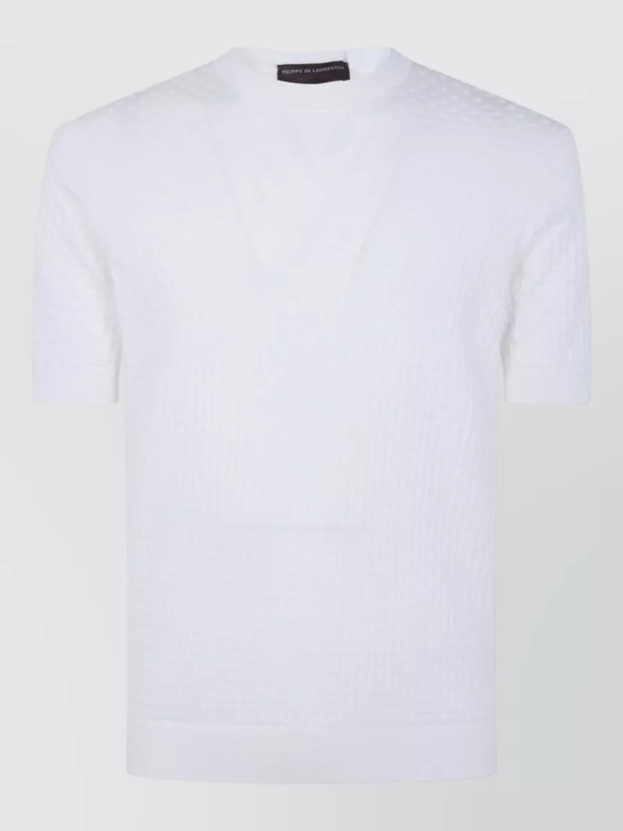 Filippo De Laurentis short-sleeve crew-neck jumper