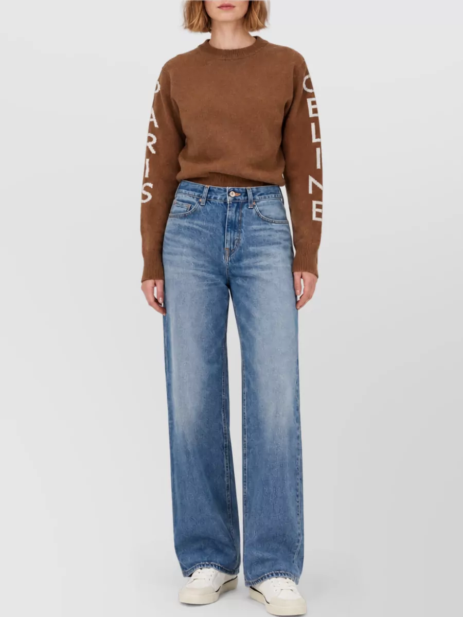 Celine Jolene High-Rise Straight-Leg Jeans