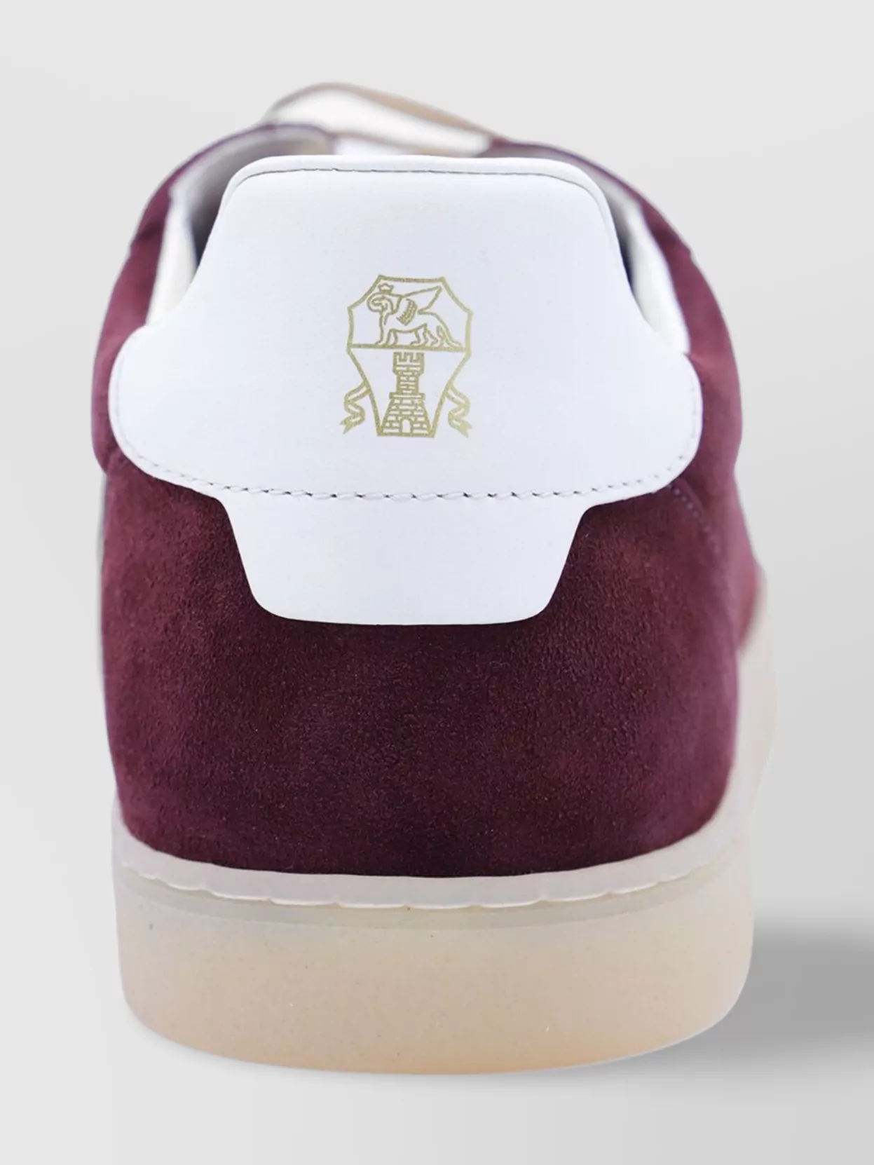 Brunello Cucinelli Low Top Suede Finish Rubber Sole Sneakers