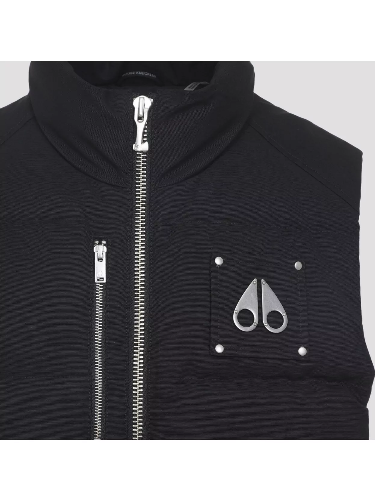 Moose Knuckles Two Tone Quilted Vest Pockets