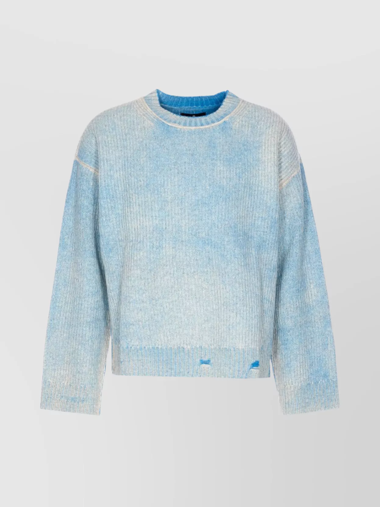 Represent Crewneck Long Sleeve Knitwear With Ribbed Texture In Multi