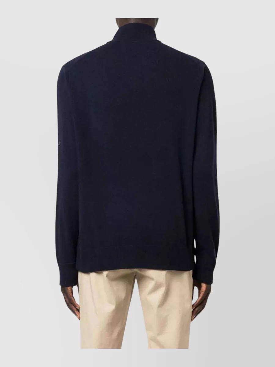 Polo Ralph Lauren Wool High Neck Long Sleeve Zip Jacket