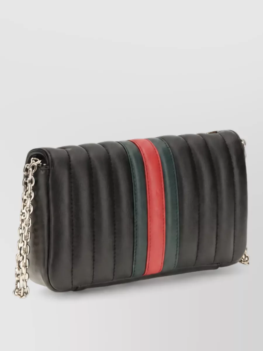 Gucci Na Calf Leather Clutch Bag