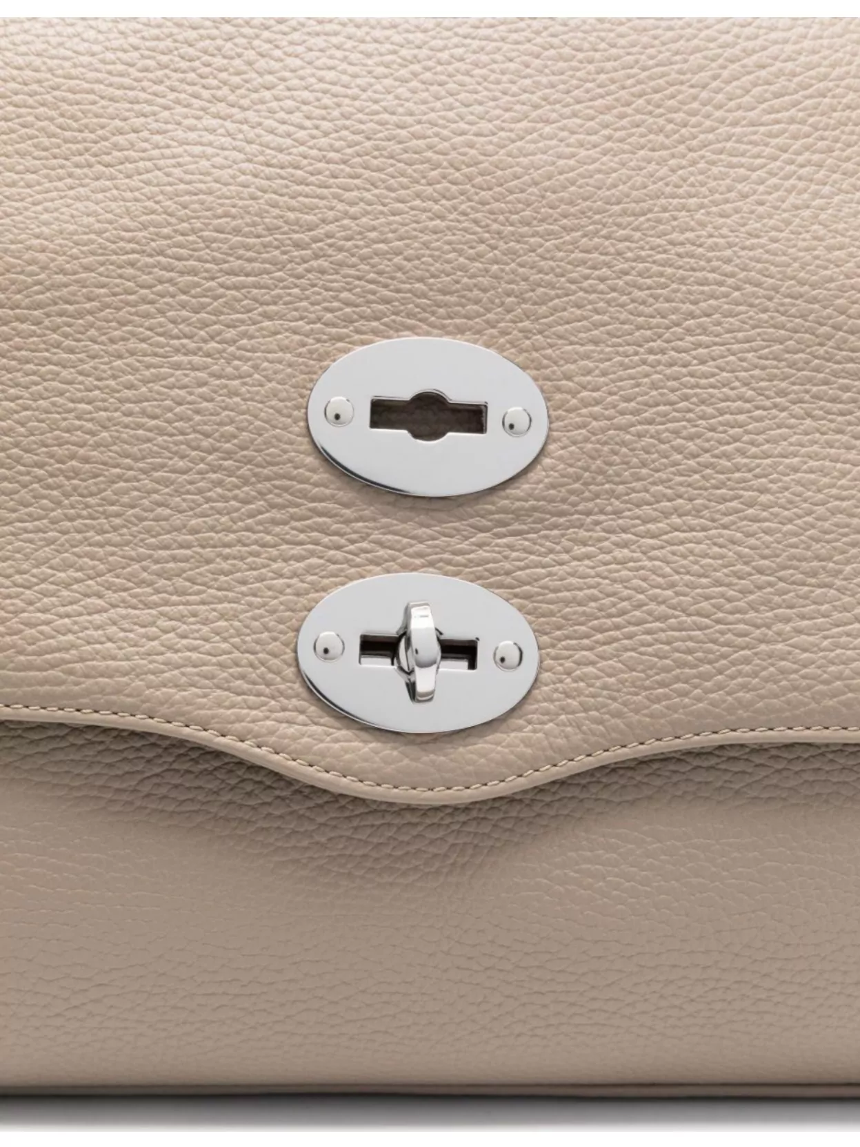 Zanellato Daily Foldover Leather Cross-Body Bag