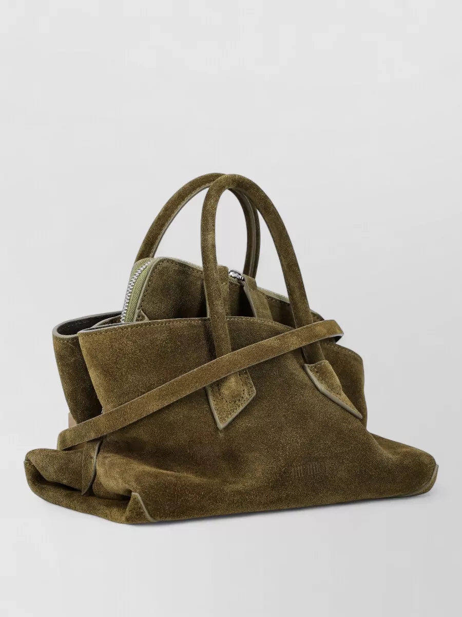 The Attico Mini Suede Tote Bag