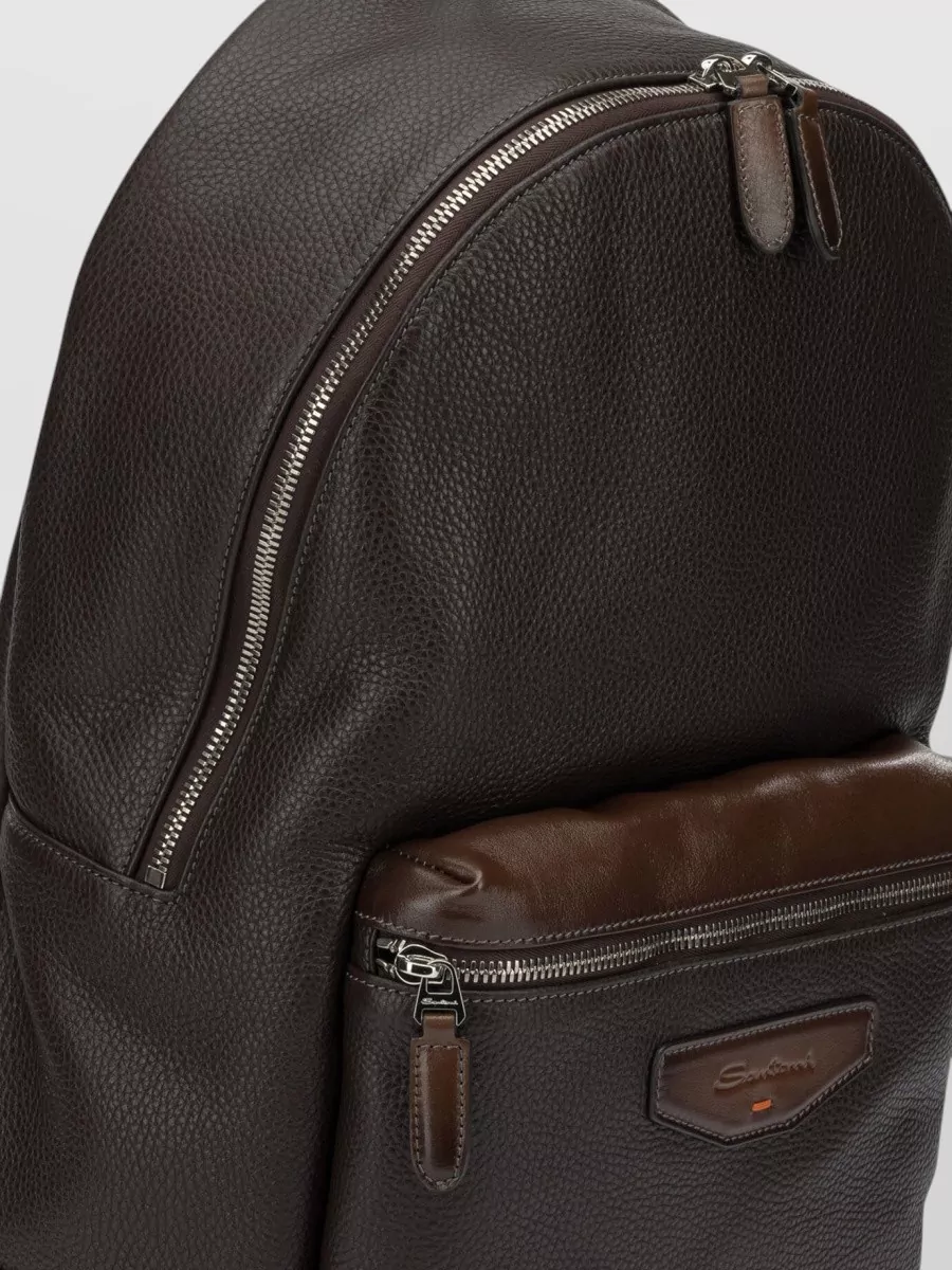 Santoni Leather Backpack