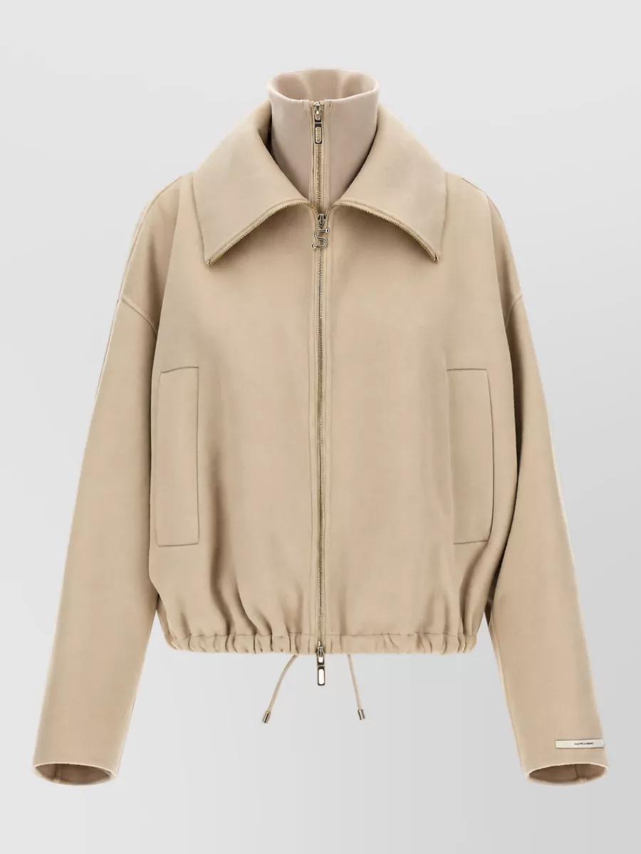 Sportmax wool oversized bomber jacket