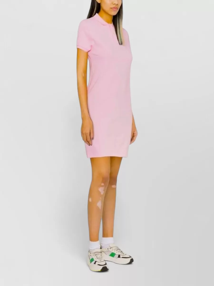 Ralph Lauren Cotton Short-Sleeve Mini Dress