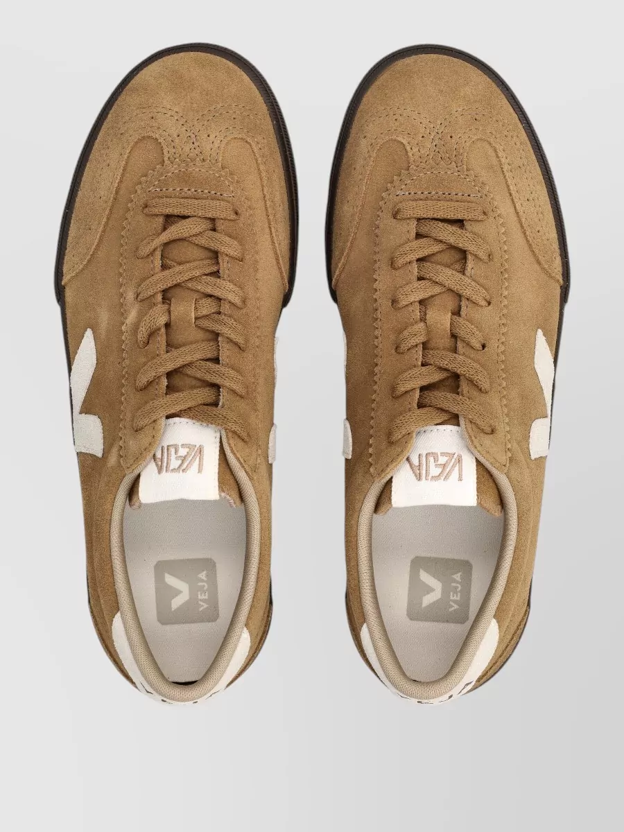 Veja Volley Low Top Suede Sneakers Rubber Sole