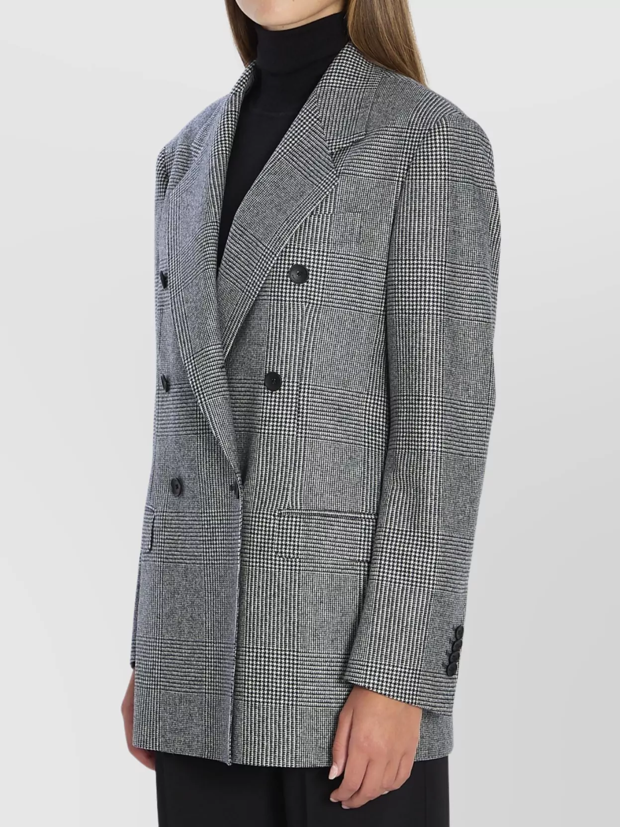Tagliatore Loreley Double-breasted Wool Blazer With Peak Lapels In Burgundy
