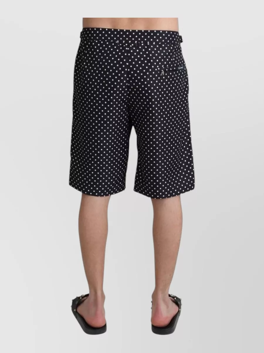 Dolce&Gabbana Polka-Dot Tailored Swim Shorts