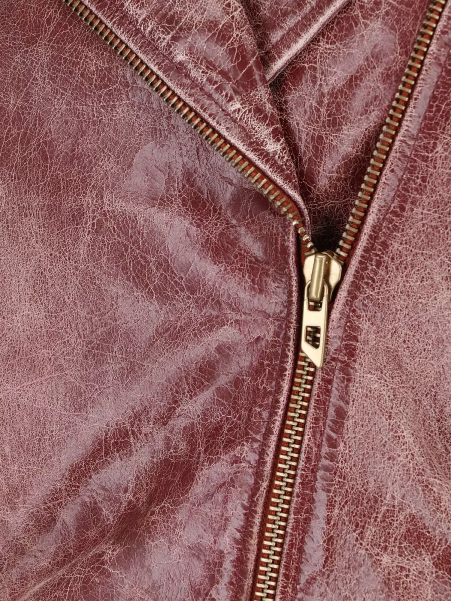 Diesel Textured Coat Zip Pockets Notched Lapels