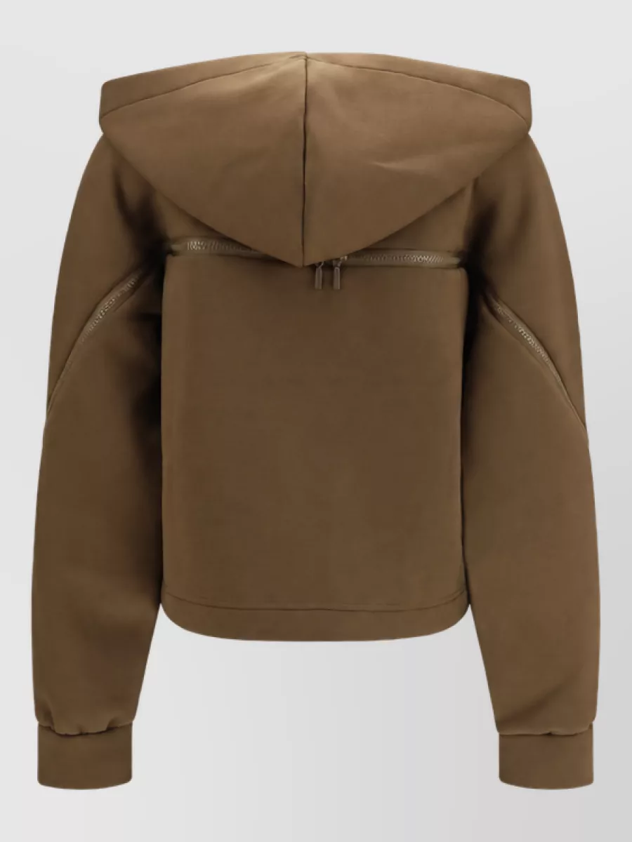 Wolford Ribbed Hooded Zip Jacket