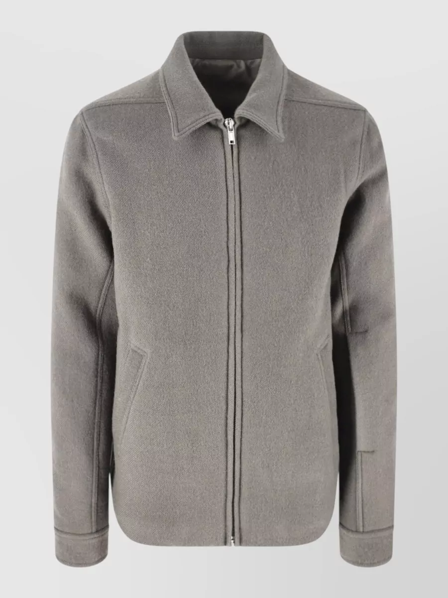 Rick Owens wool single breasted coat